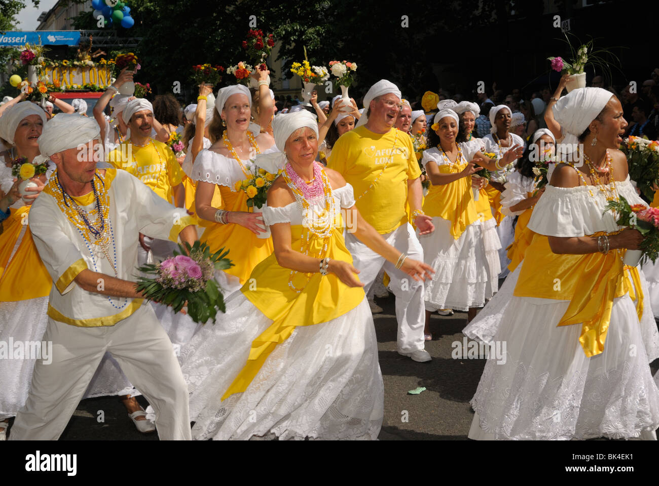 German Brazilian Samba group at the Karneval der Kulturen, Carnival of  Cultures, Berlin, Kreuzberg district, Germany, Europe Stock Photo - Alamy