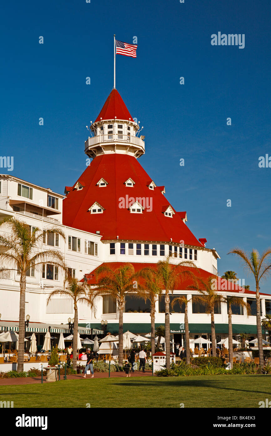 Hotel del Coronado-San Diego, California,USA. Stock Photo