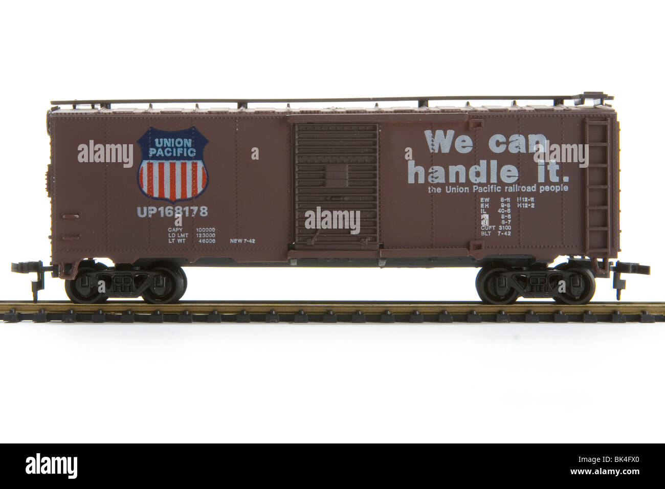HO scale model train car Stock Photo Alamy