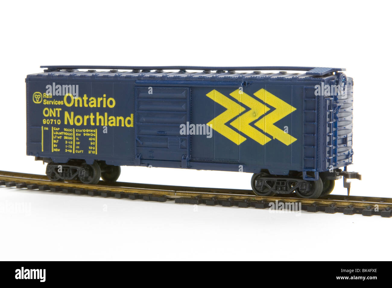 HO scale model train car Stock Photo Alamy