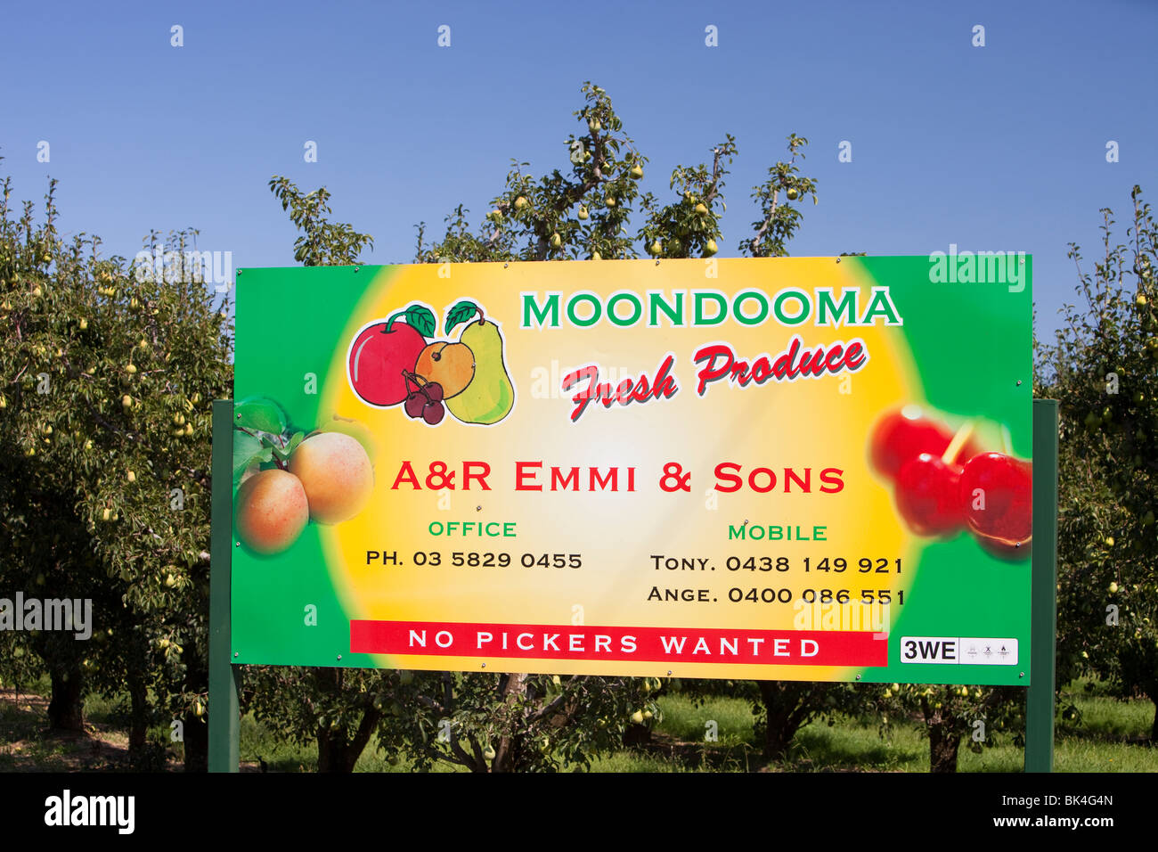 A fruit farm near Shepperton, Victoria, Australia Stock Photo Alamy
