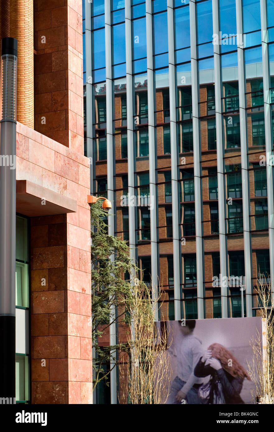 Office buildings in the Amsterdam Zuid area of the Netherlands Stock Photo