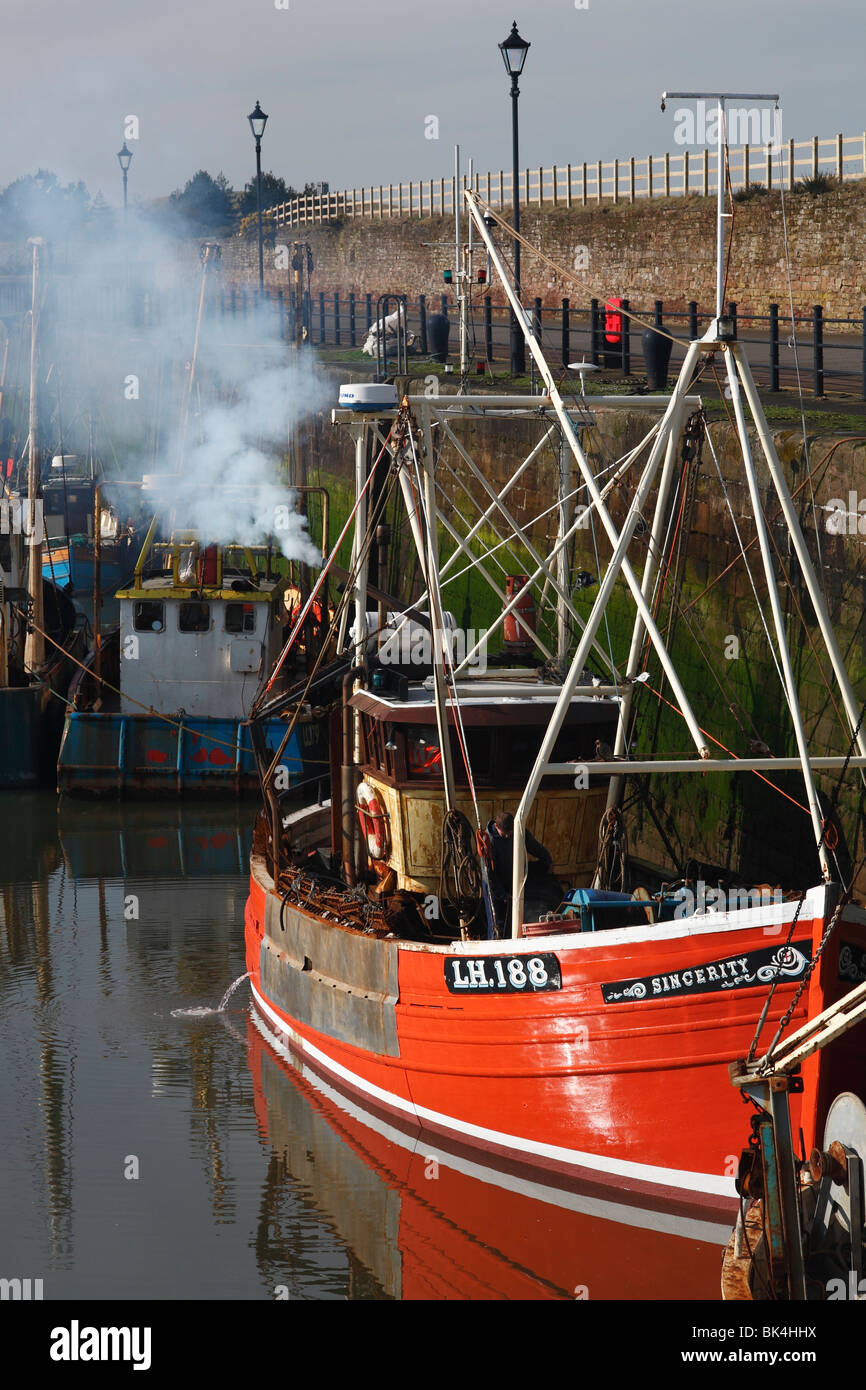 Maryport harbour fishing boat hi-res stock photography and images - Alamy