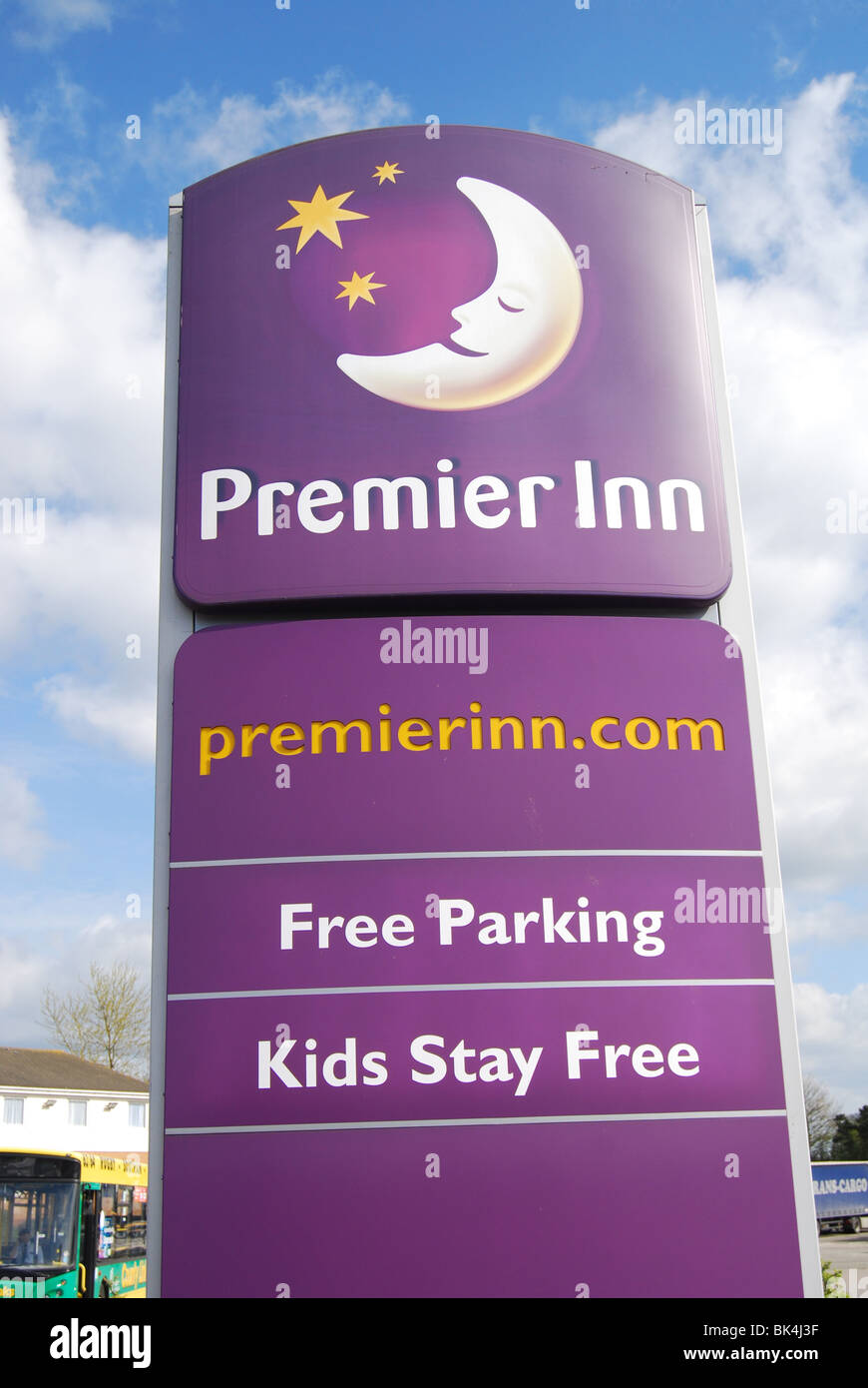 Premier Inn sign Watford Gap Stock Photo