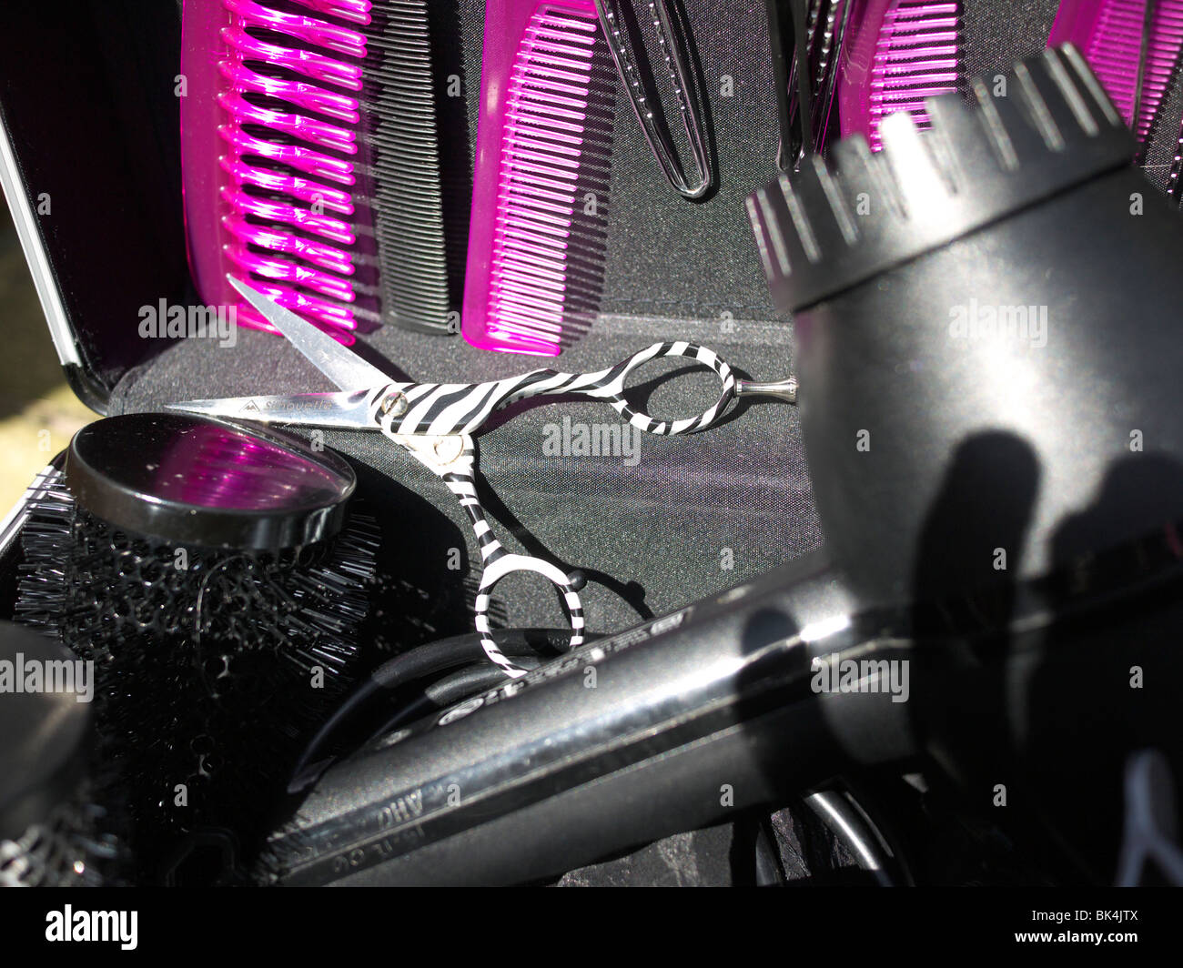 Mobile Hairdressers Box Stock Photo 28991450 Alamy