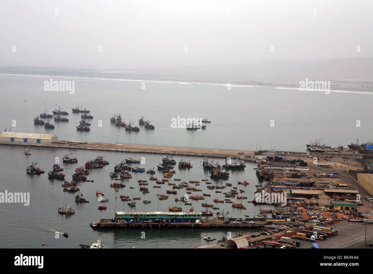 Port of Arica, Chile Stock Photo