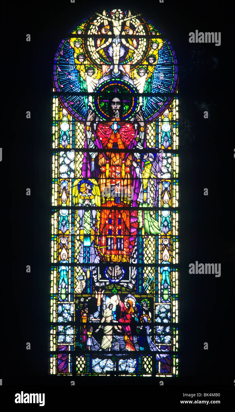 Longford, St. Mel's cathedral, stained glass window windows by Harry