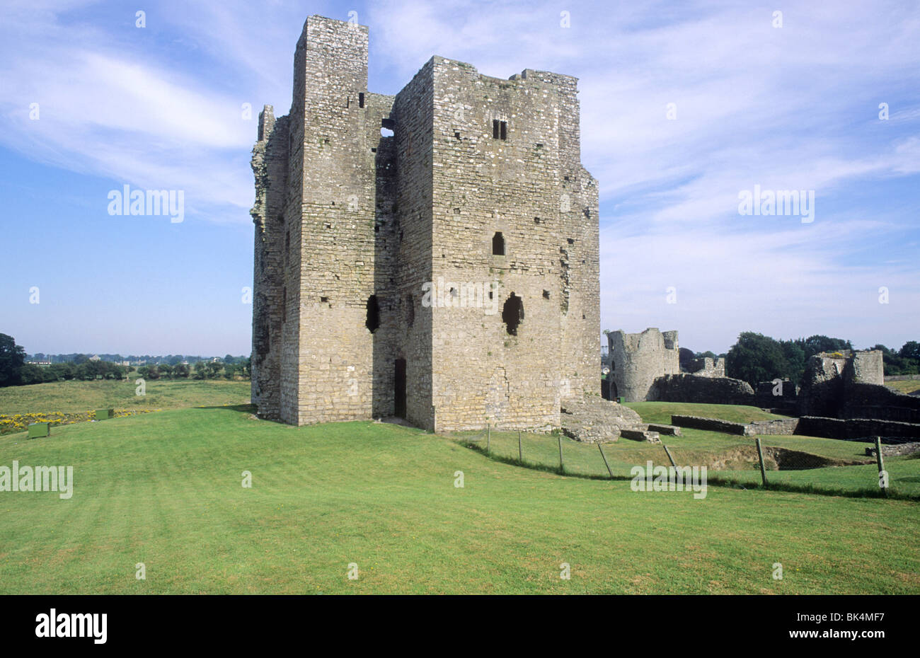 Trim Castle, County Meath, Ireland Eire Irish Norman castles founded 1172 by baron Hugh de Lacy Stock Photo