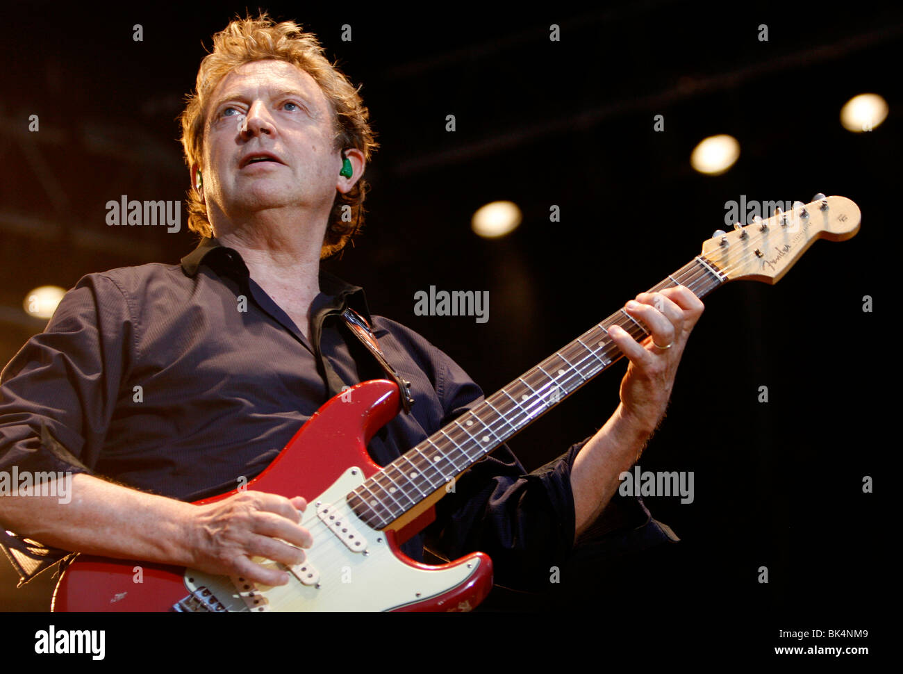 Guitarist Andy Summers of The Police performs at the Virgin Music Festival. Stock Photo
