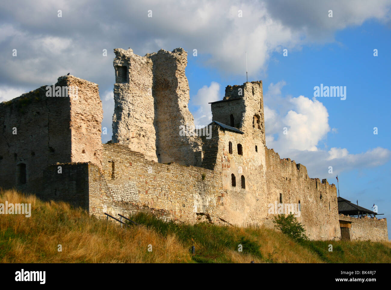 Medieval castle in Rakvere, Estonia. Castle of 14th century of the Livonian Order Stock Photo