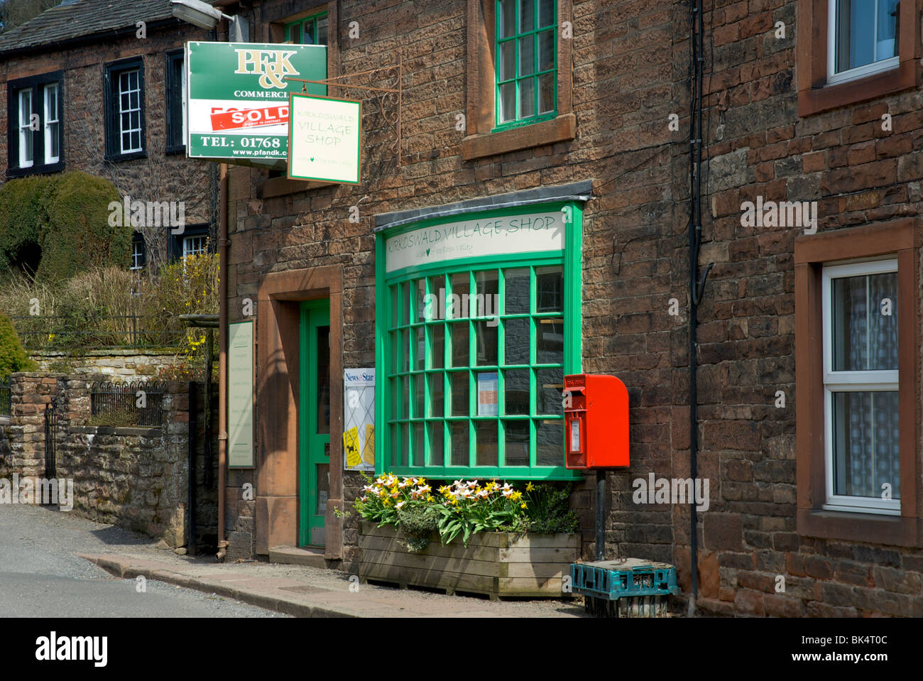 Kirkoswald eden valley cumbria england hires stock photography and