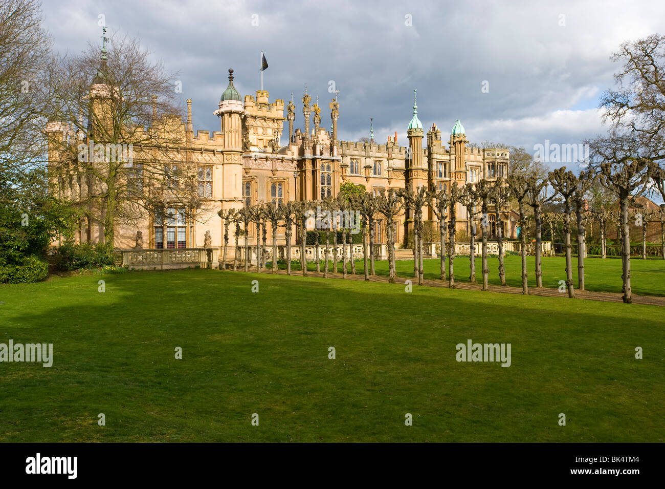 A view of Knebworth House and gardens Stock Photo Alamy
