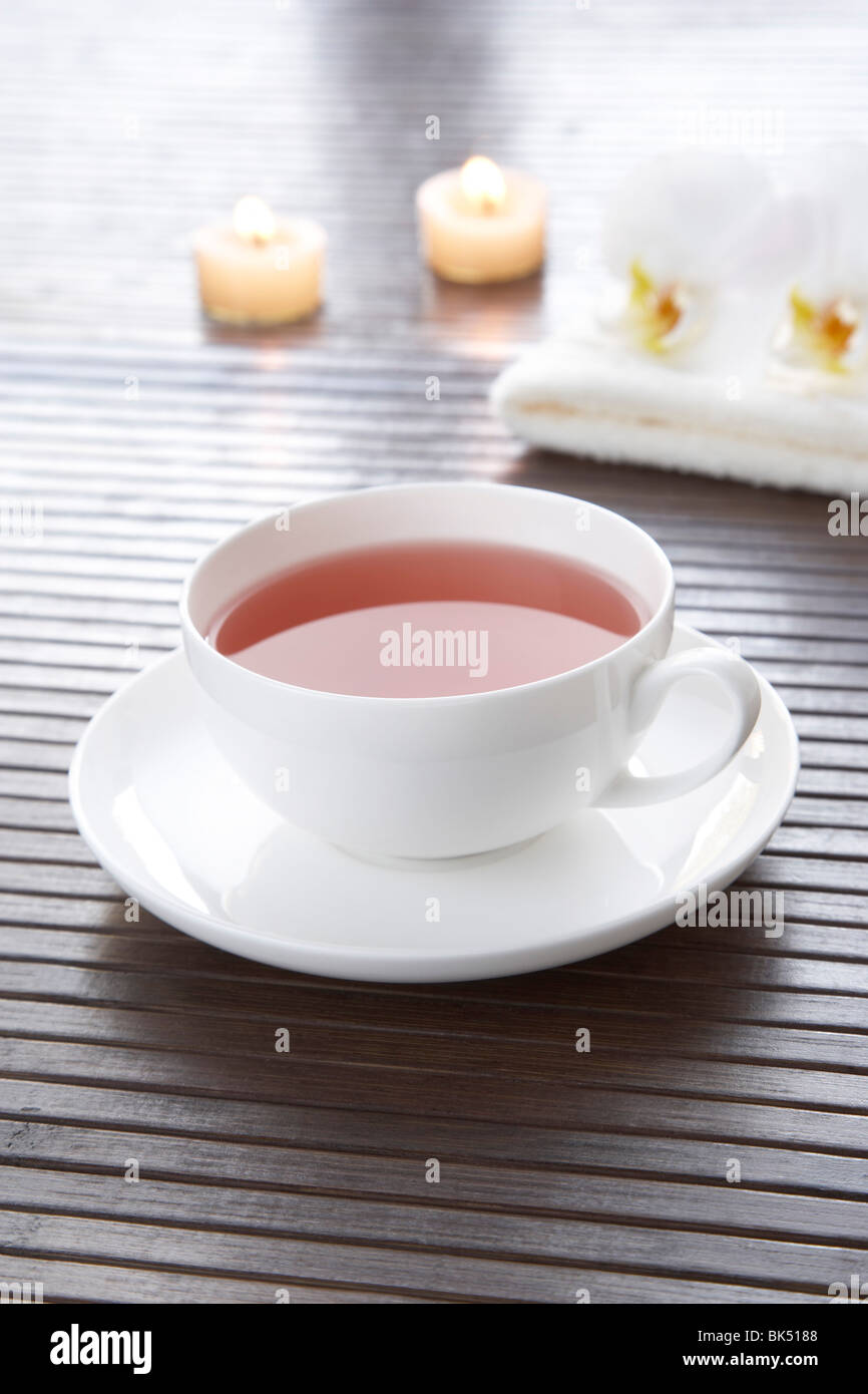 Cup of Rooibos Tea Stock Photo