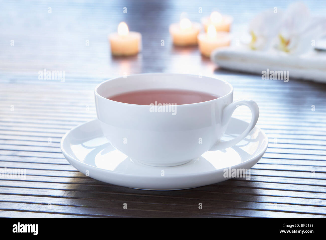 Cup of Rooibos Tea Stock Photo