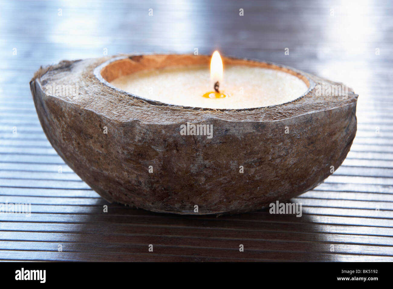 Close-up of Candle Stock Photo