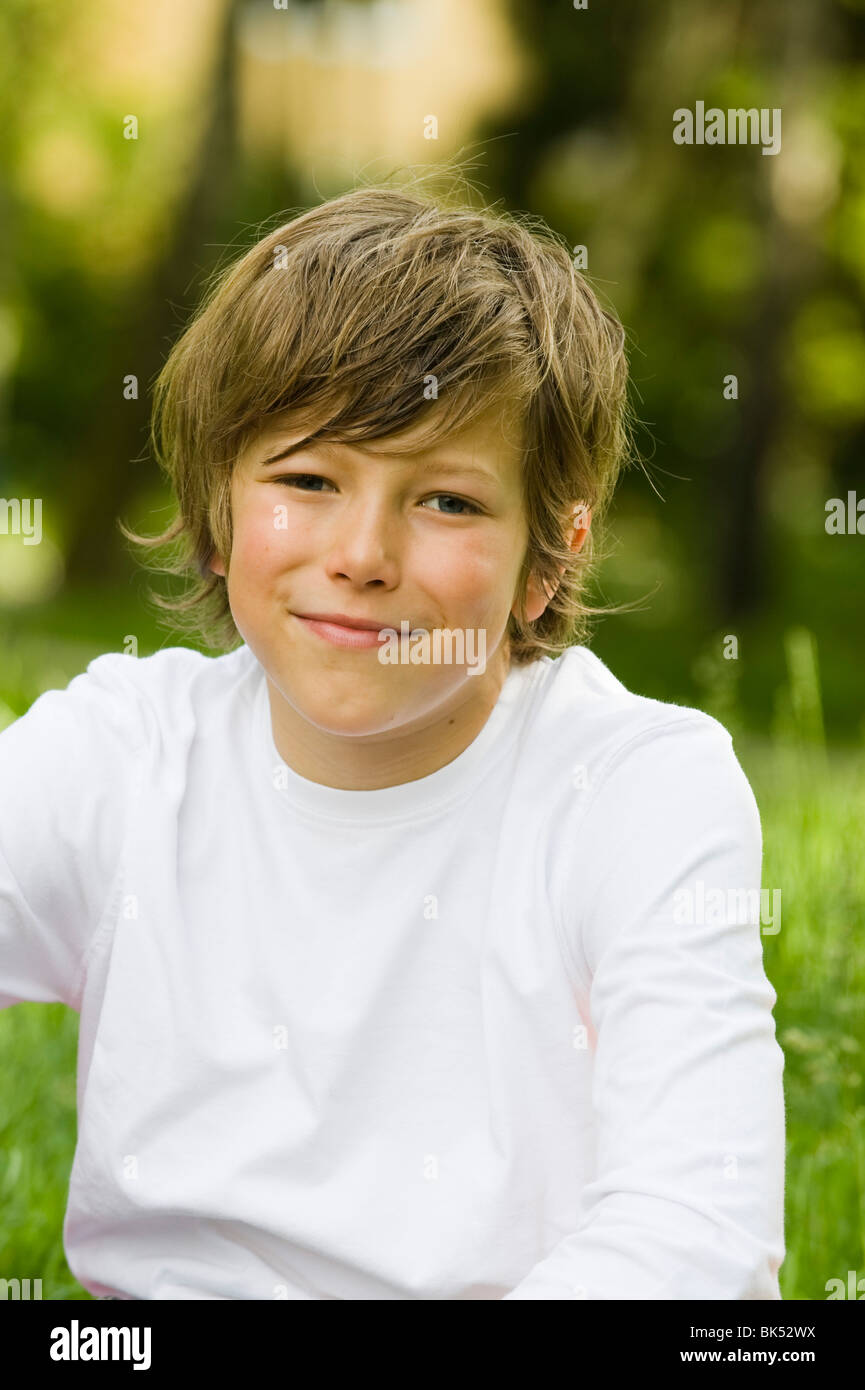 Portrait of Boy Stock Photo