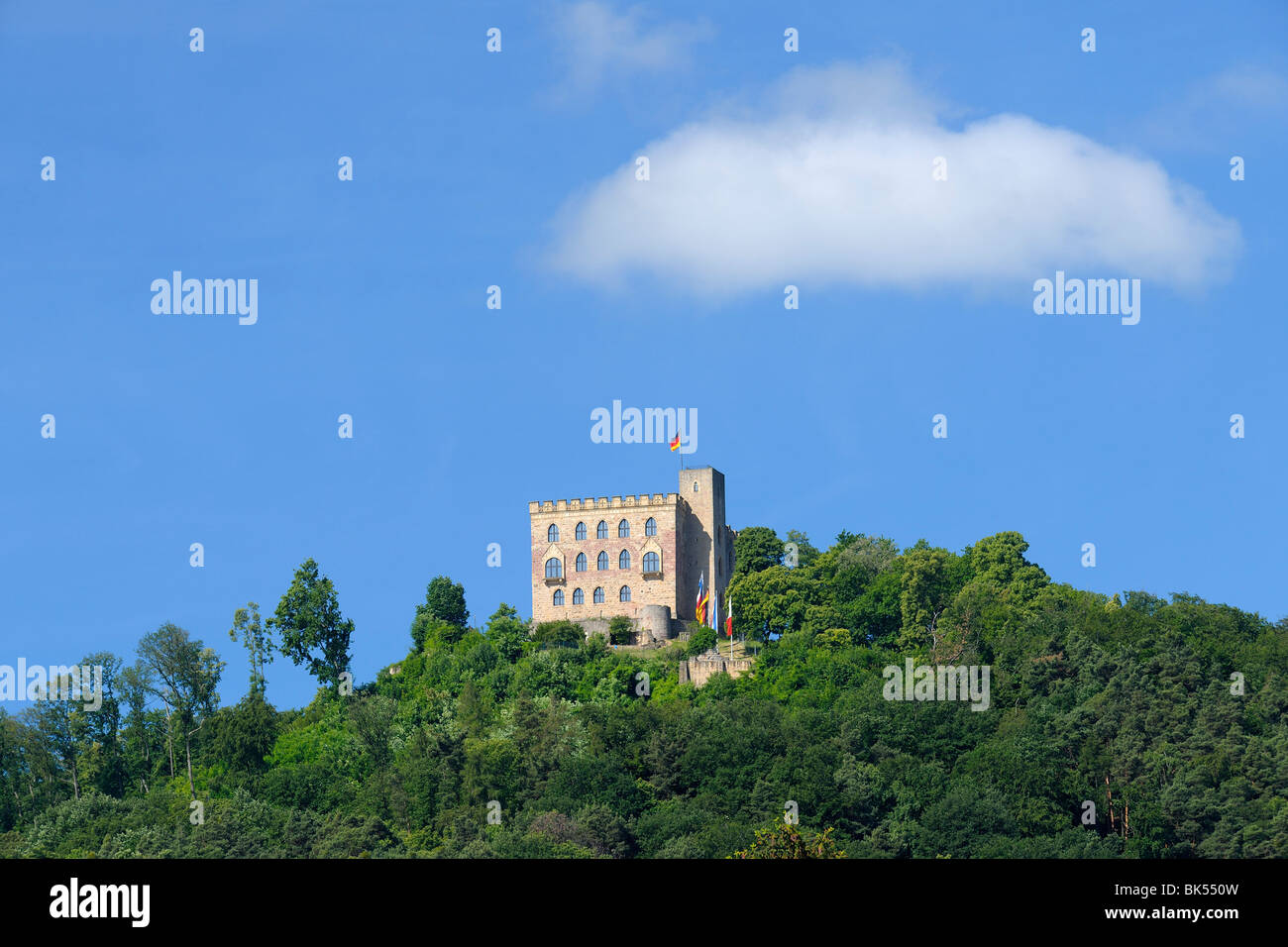 Hambach Castle, Neustadt an der Weinstrabe, Rhineland-Palatinate, Germany Stock Photo
