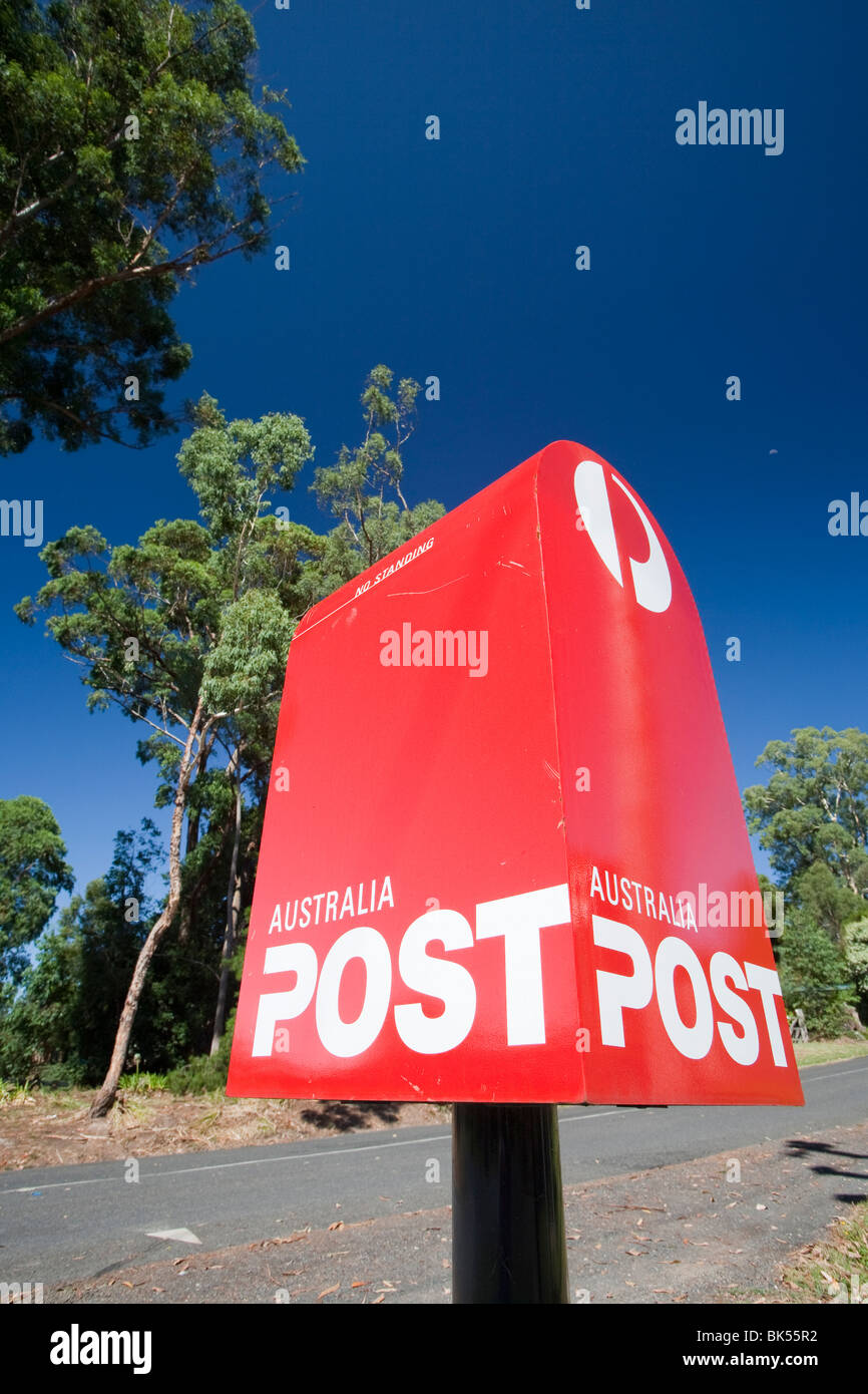 An Australian post box in Victoria, Australia Stock Photo Alamy