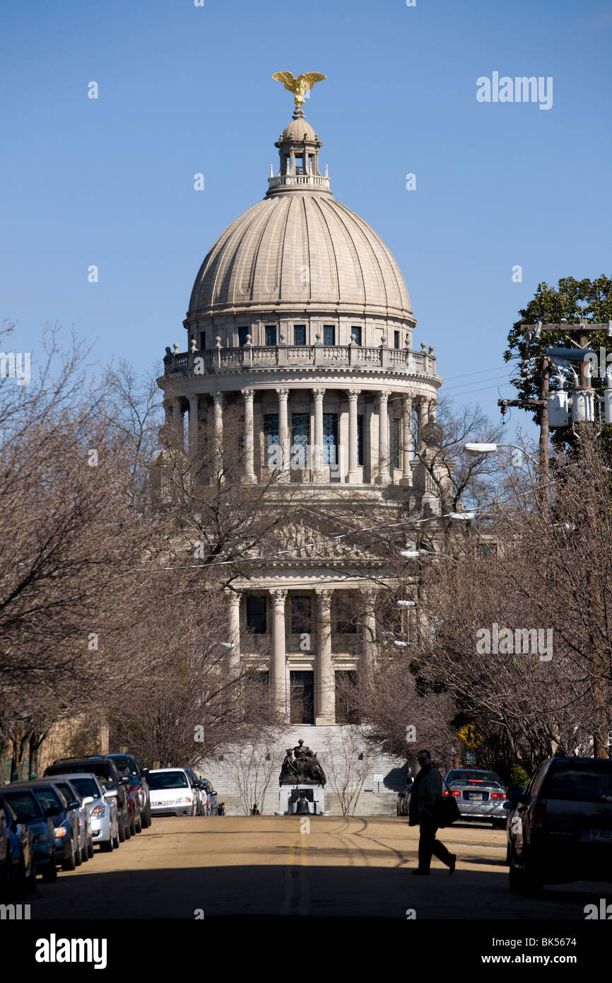 State Capitol Building, Jackson, Mississippi Stock Photo