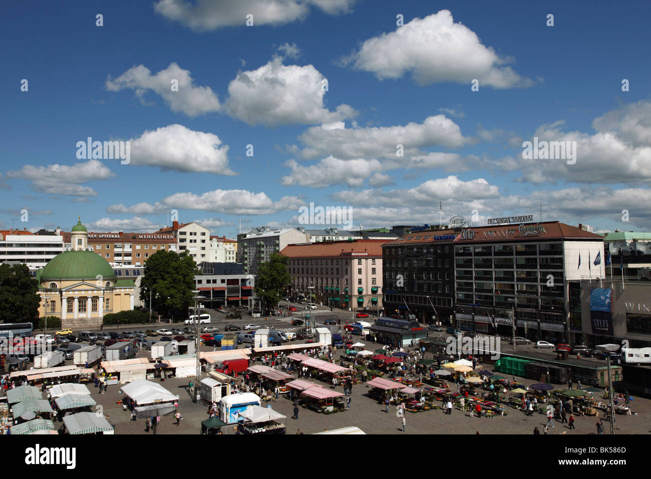 Kauppatori Square (Market Square), Turku, Western Finland, Finland, Scandinavia, Europe Stock Photo
