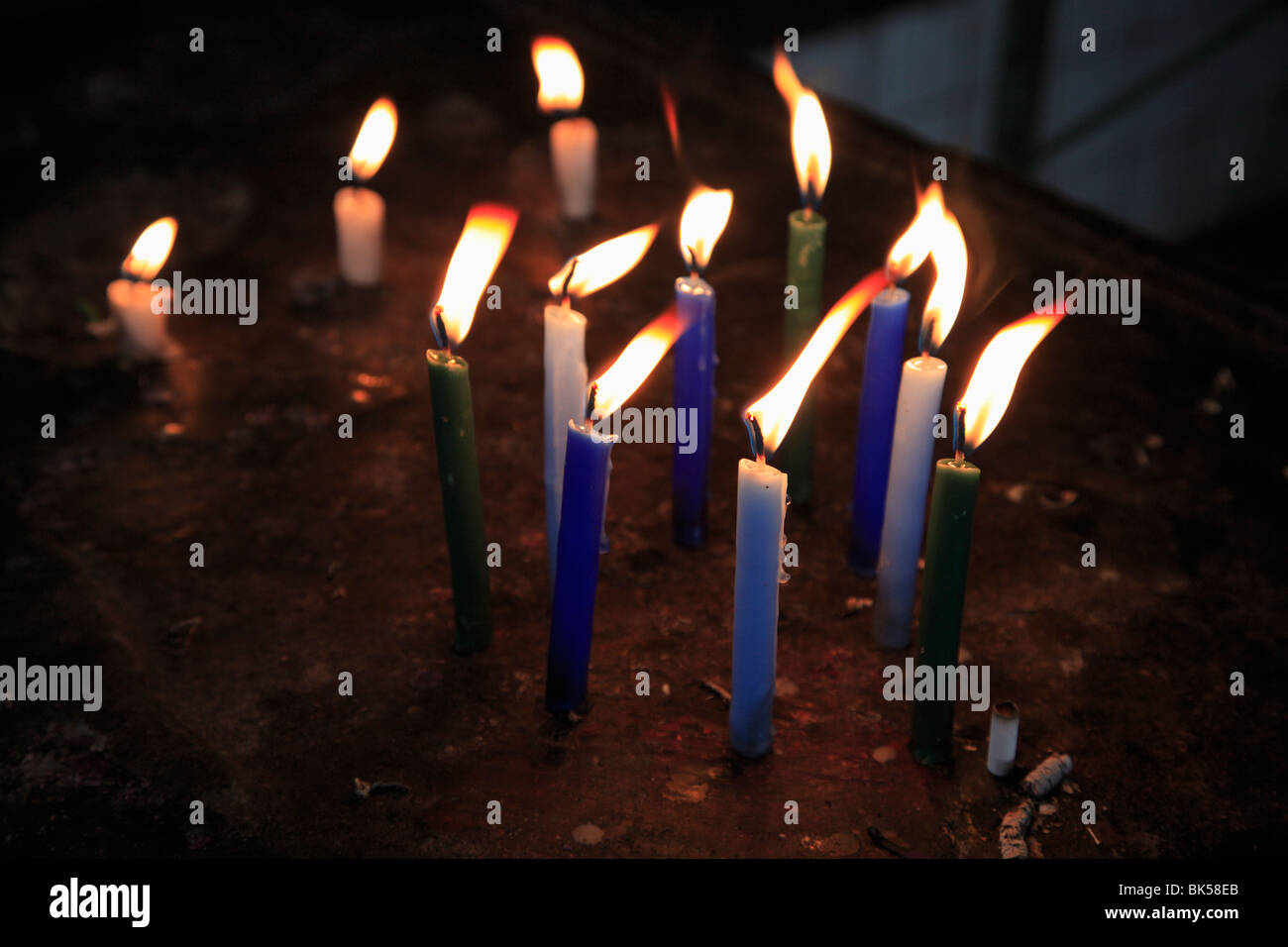 Temple of San Simon, also known as Maximon, Patron Saint of Gamblers and Drunks, San Andres