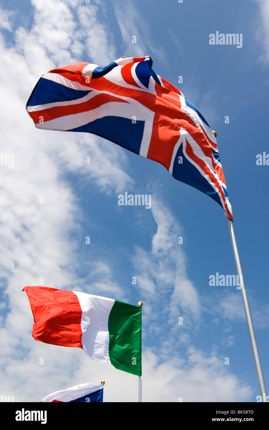 National flags and uk hi-res stock photography and images - Alamy
