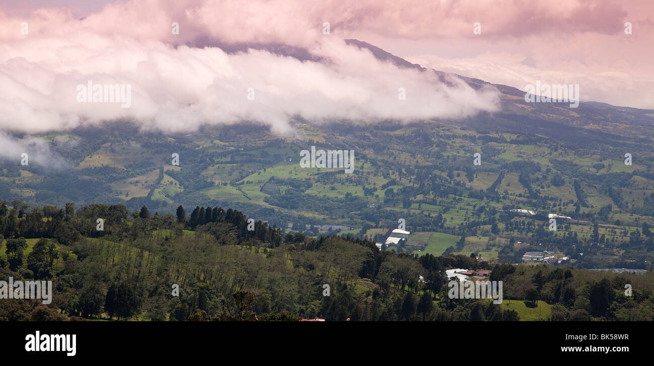 Costa Rica central valley highlands Stock Photo Alamy