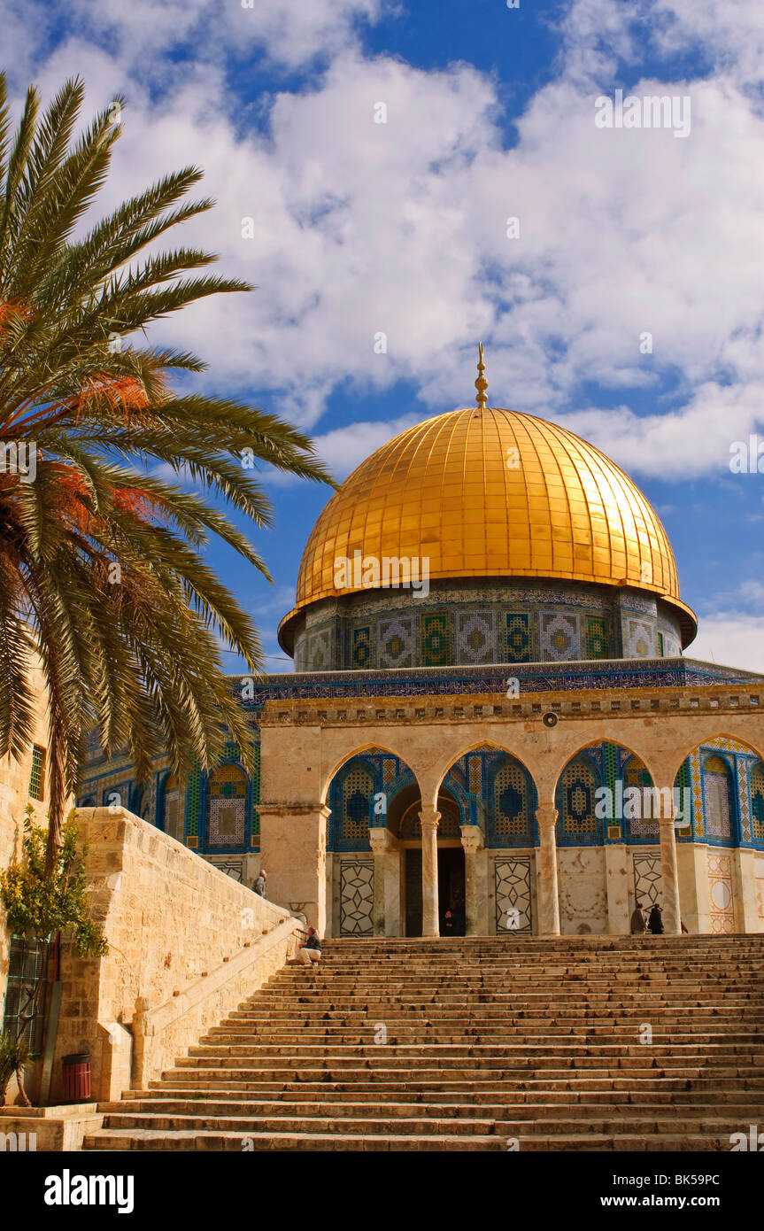 Dome of the Rock, Jerusalem, Israel, Middle East Stock Photo