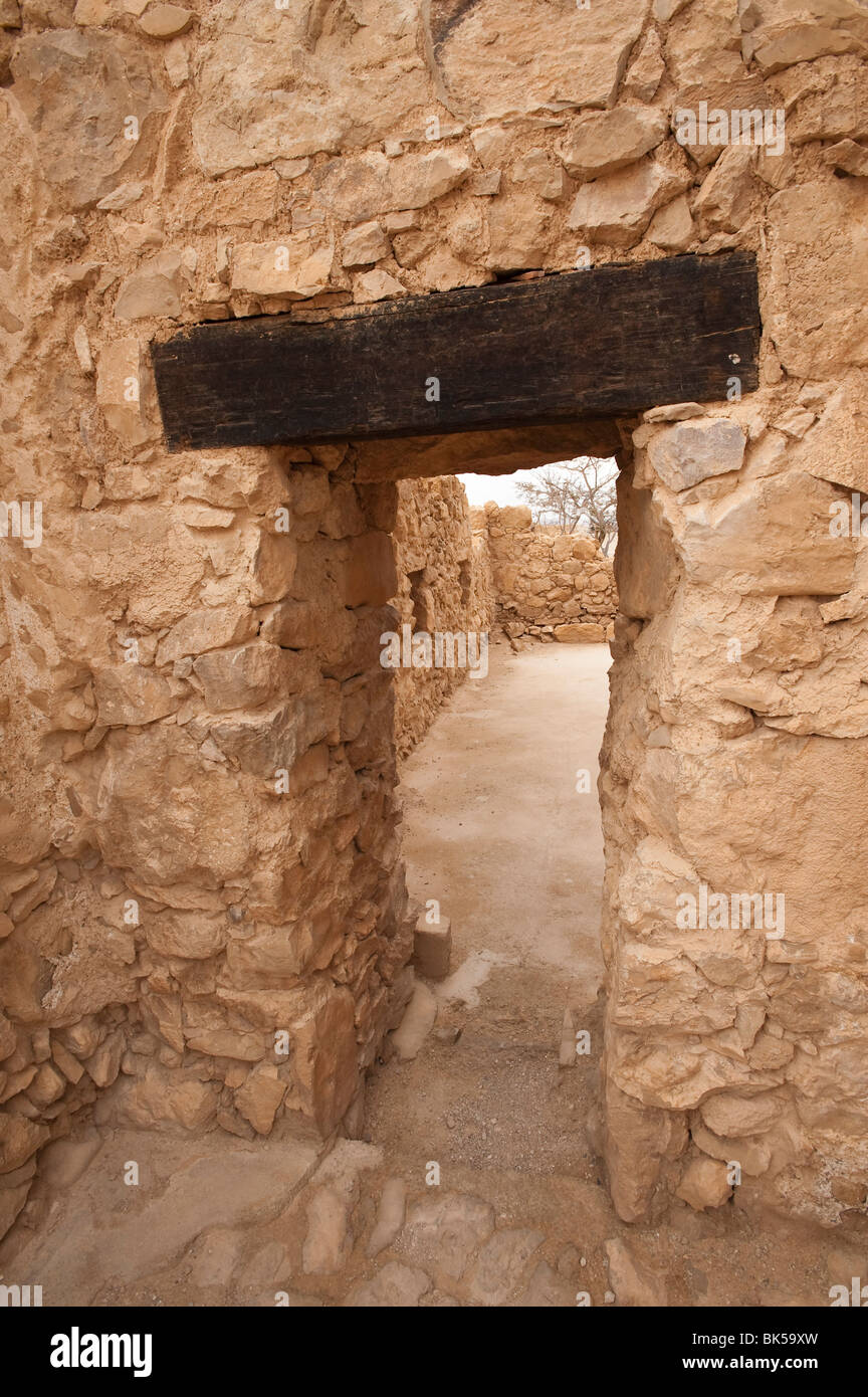 Massada, UNESCO World Heritage Site, Israel, Middle East Stock Photo