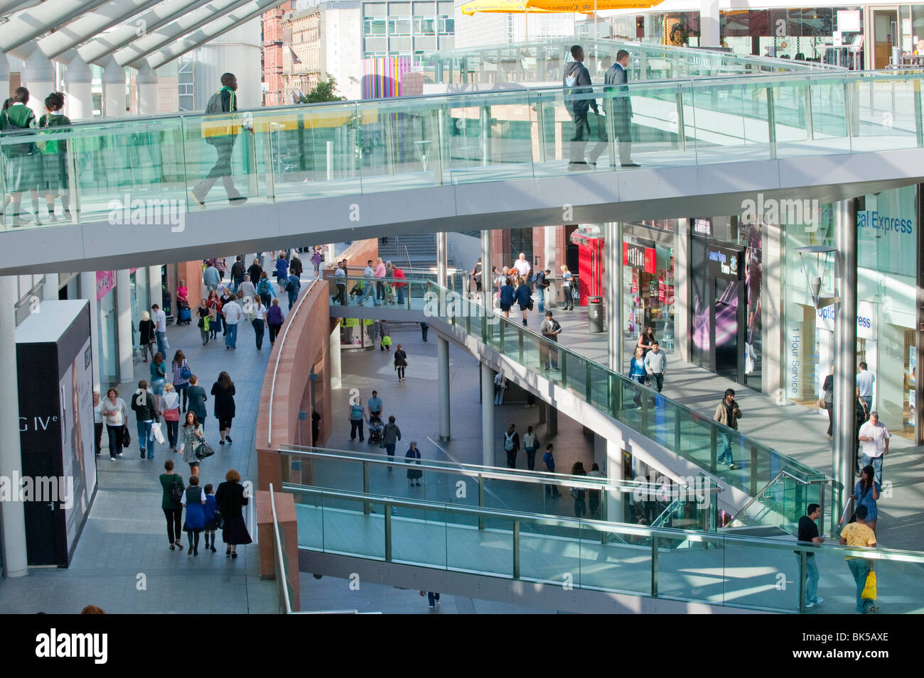 Liverpool One shopping area Liverpool UK Stock Photo Alamy