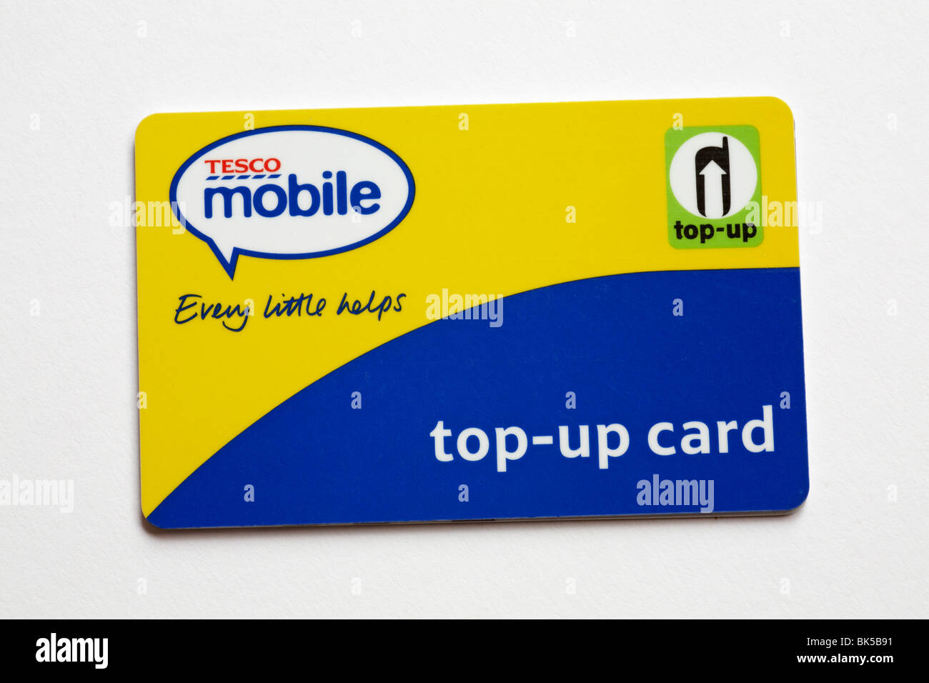 Tesco mobile phone top-up Stock Photo - Alamy