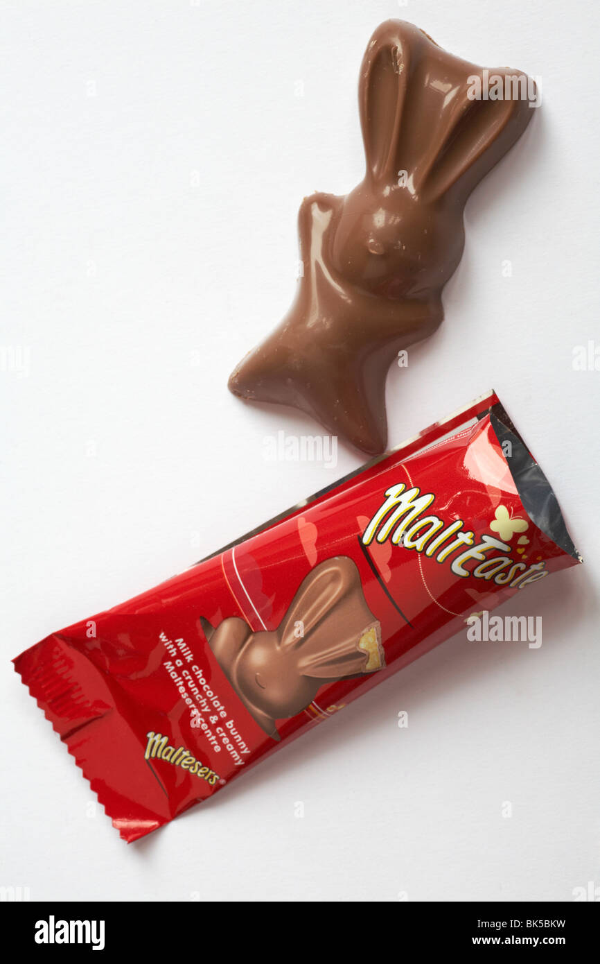 Malteaster milk chocolate bunny with a crunchy and creamy Maltesers