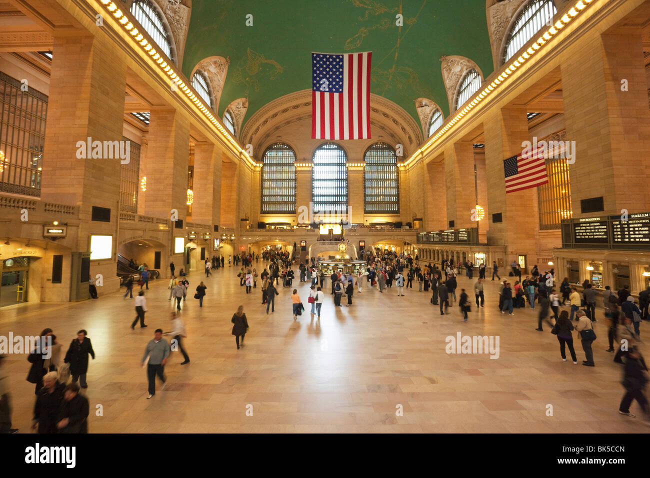 Main Concourse  in Grand Central Terminal, Rail station, New York City, New York, United States of America, North America Stock Photo