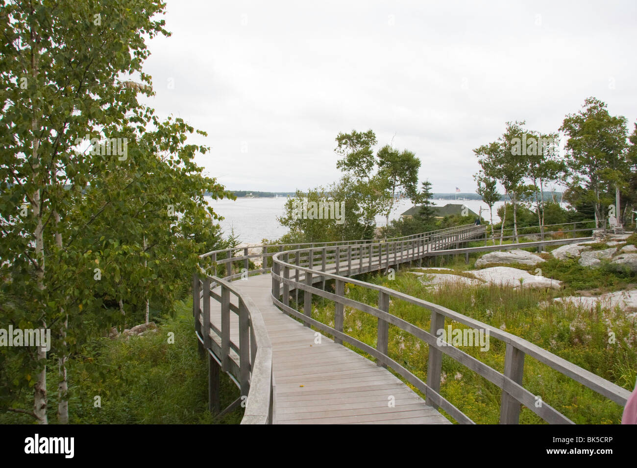 Squirrel island boardwalk hires stock photography and images Alamy