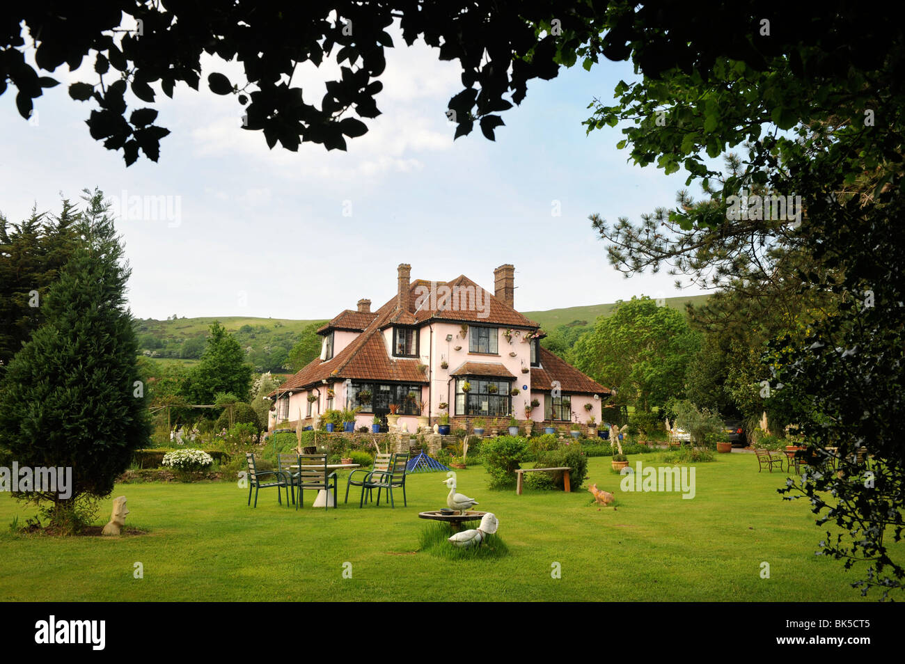 Wavering Down House in the village of Cross, Somerset former home of