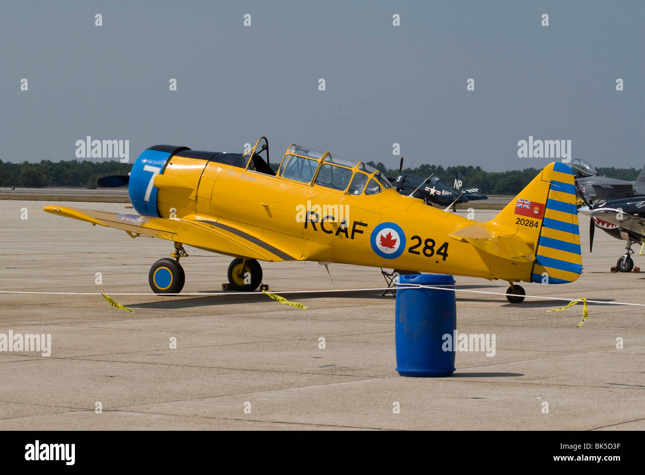 A nice looking static display aircraft at the Great State of Maine Airshow in 2008 Stock Photo