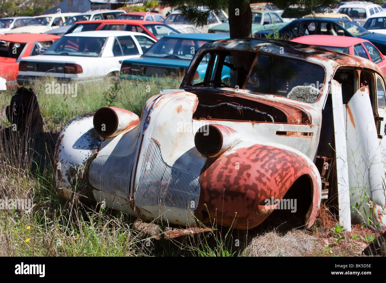 Flynns wrecking yard near Cooma in New South Wales, Australia. It is in
