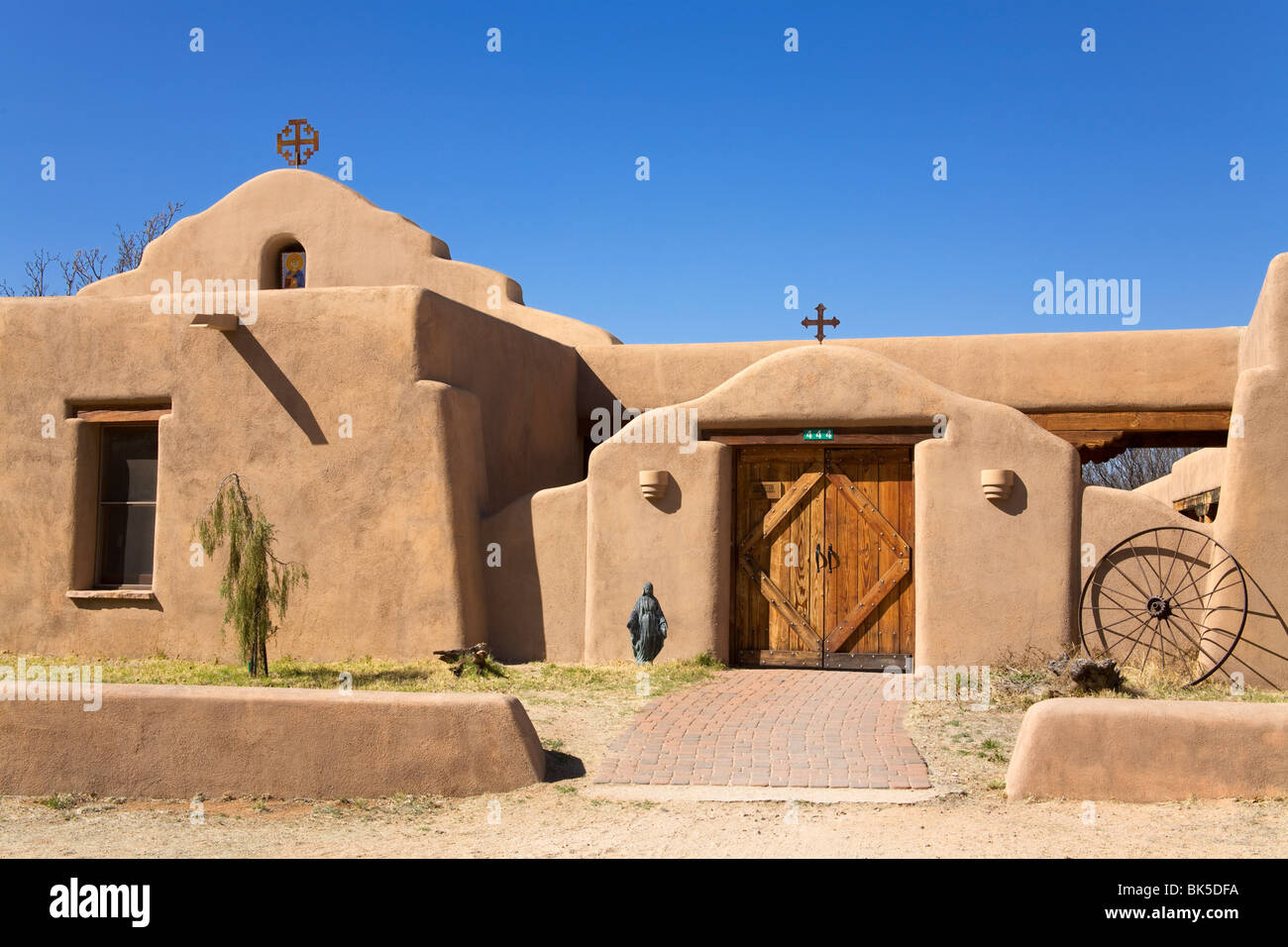 Holy Trinity Monastery in St. David, Benson City, Cochise County, Arizona, United States of America, North America Stock Photo