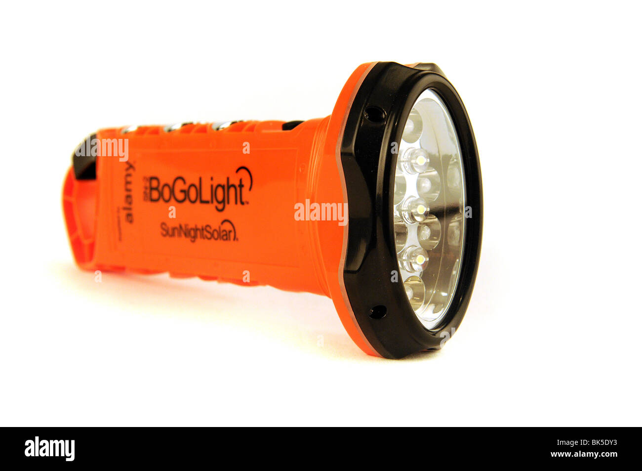 colourful 'BoGo Light ' Solar Paneled torches Stock Photo