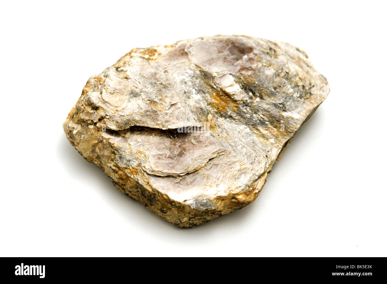 Muscovite on a white background Stock Photo