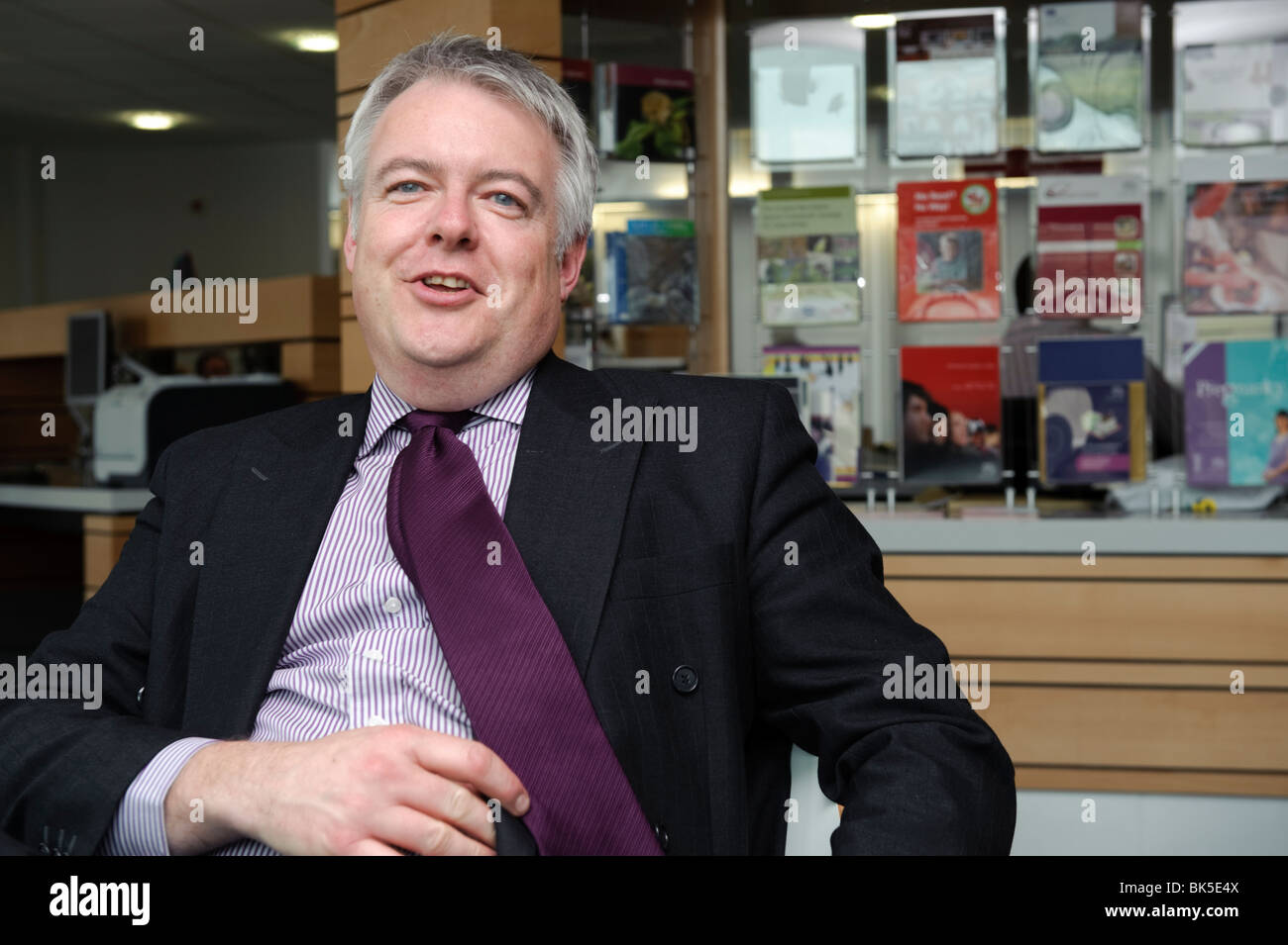 Carwyn Jones, First Minister at the Wales Assembly Government, Stock Photo