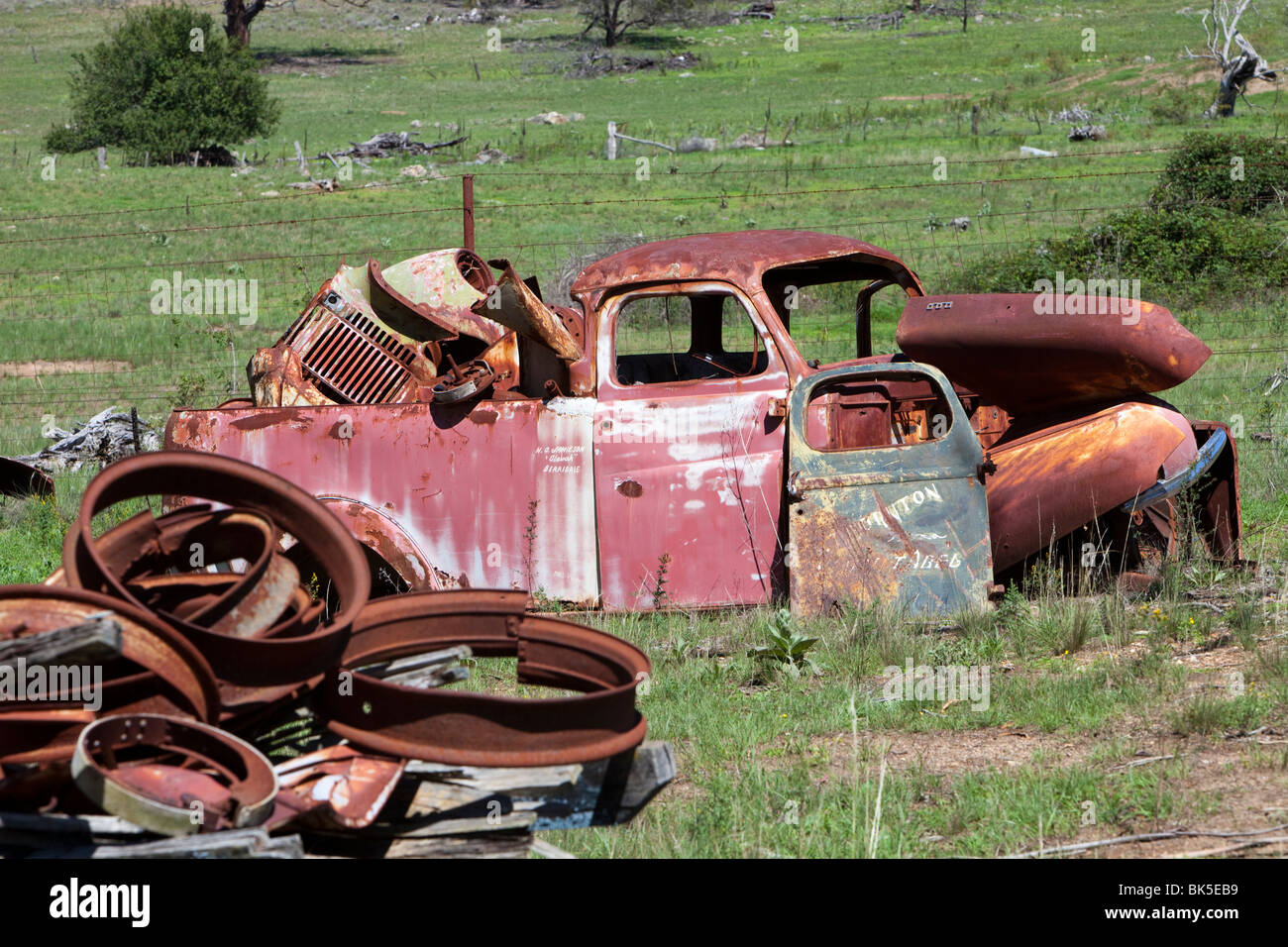 Flynns wrecking yard near Cooma in New South Wales, Australia. It is in