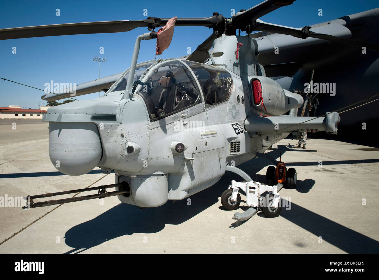 AH-1Z Super Cobra attack helicopter Stock Photo
