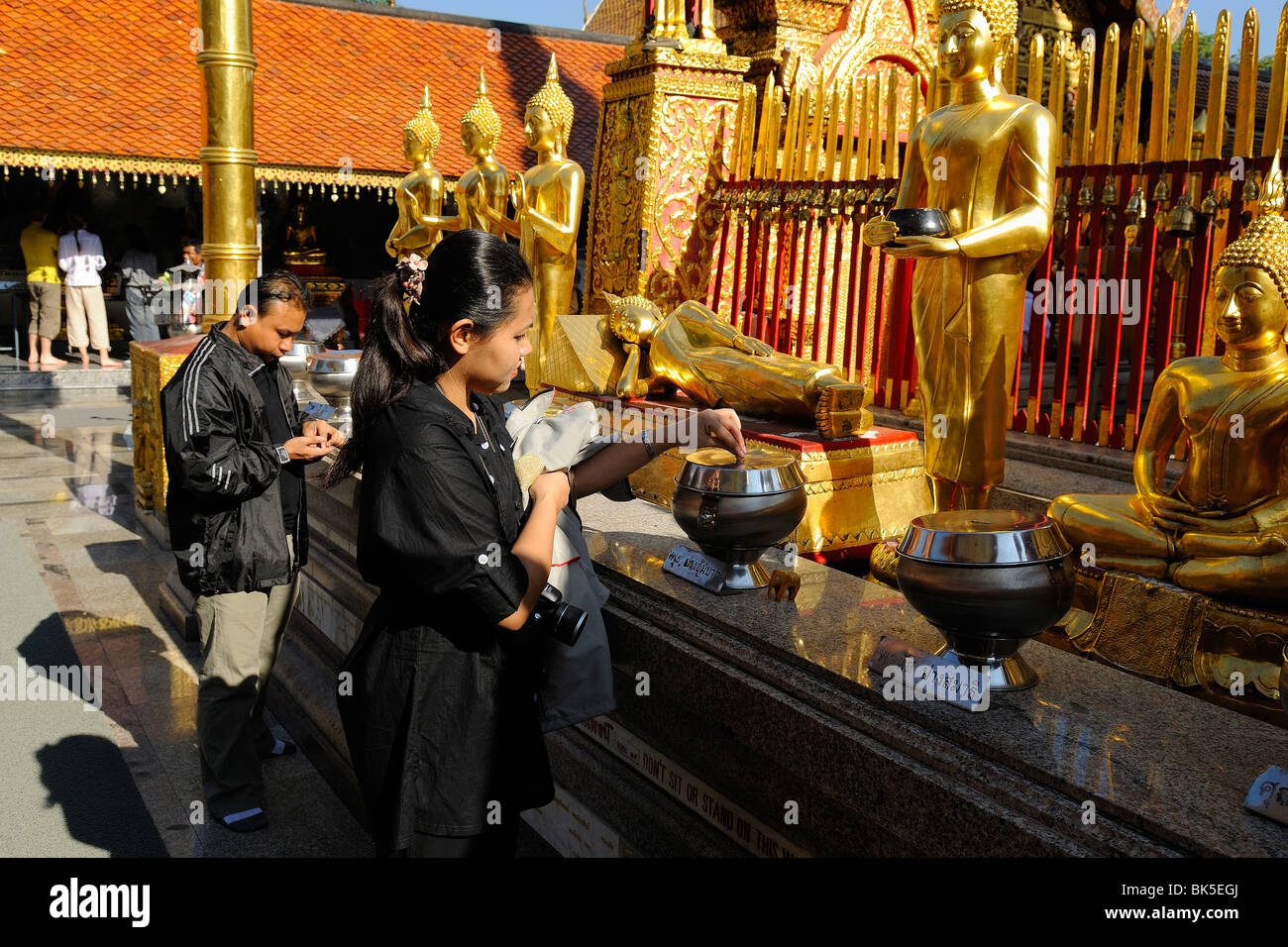 Golden altar of incense hi-res stock photography and images - Alamy