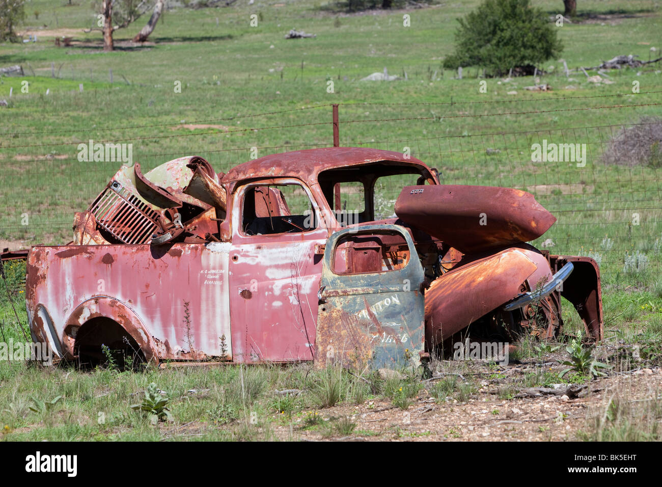Flynns wrecking yard near Cooma in New South Wales, Australia. It is in