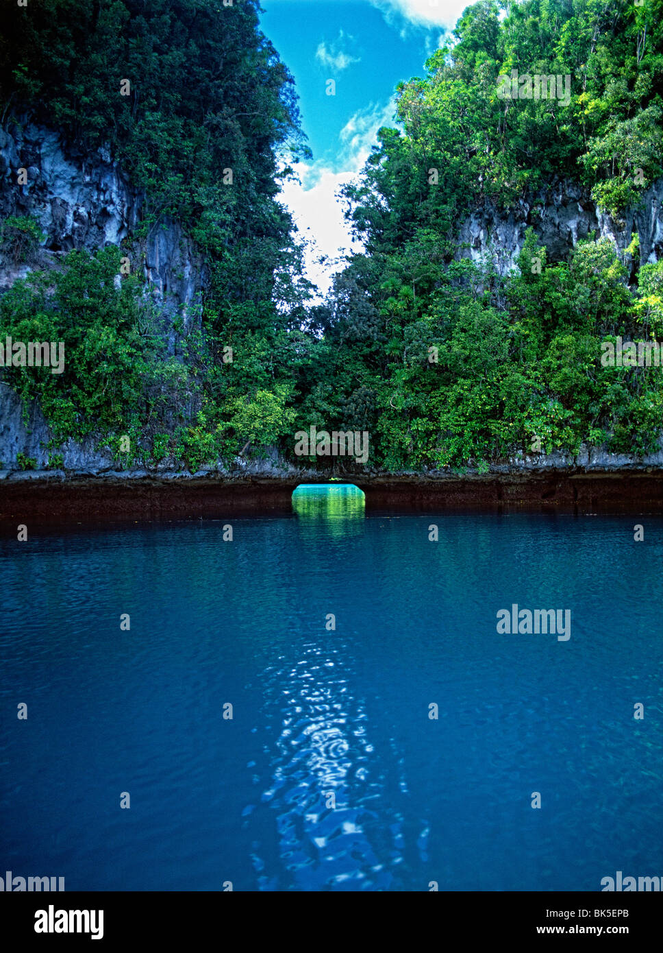 Lagoon, Rock Islands, Palau Stock Photo