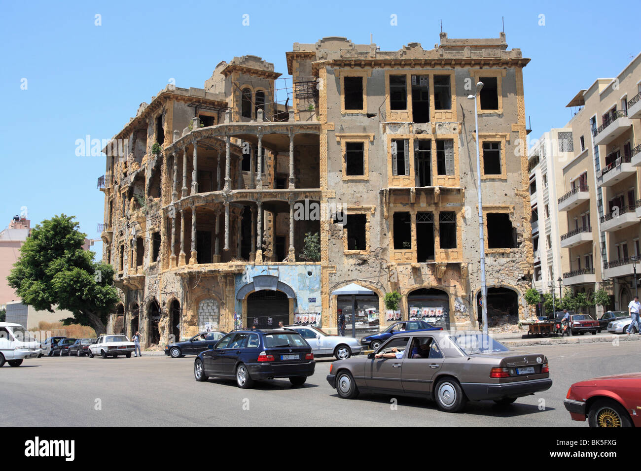 Green Line, Beirut, Lebanon, Middle East Stock Photo Alamy