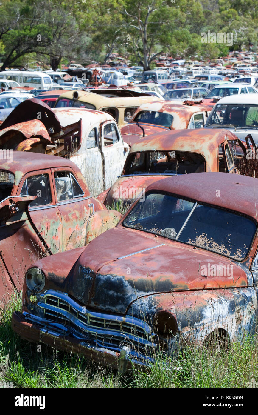 Flynns wrecking yard near Cooma in New South Wales, Australia. It is in
