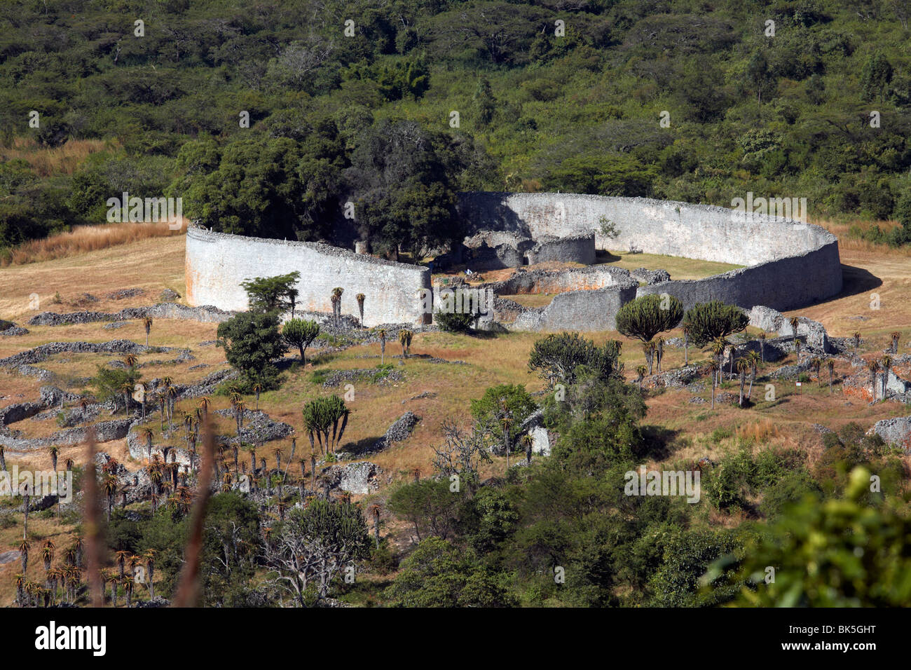 The ancient ruins of Great Zimbabwe, UNESCO World Heritage Site