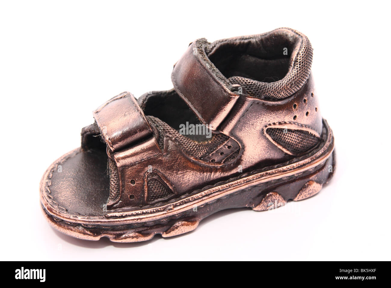 Bronze baby shoes hi res stock photography and images Alamy